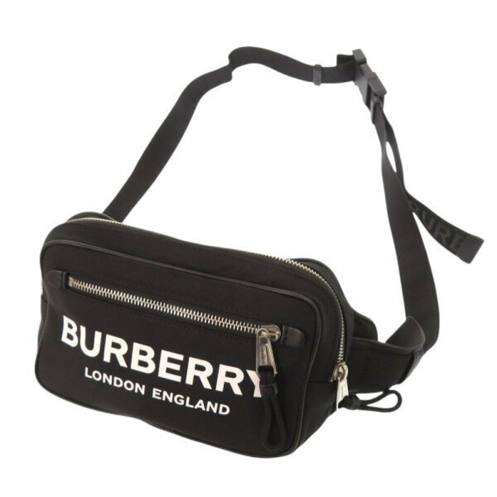 Burberry logo nylon black body bag waist belt - Picture 4 of 8